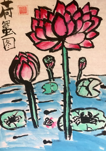 儿童画-中国画-少儿中国画-少儿书画大赛系列图库009