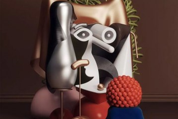 3D抽象形式再现_毕加索的艺术形态