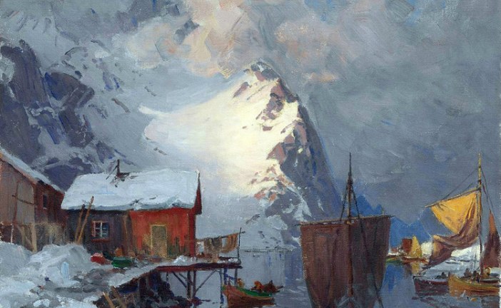 近代挪威画家_Even Ulving_风景油画作品赏析