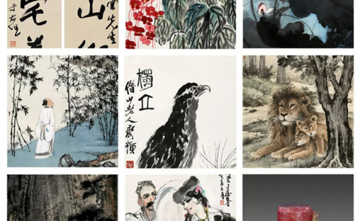 北京银座2019秋拍举行预展