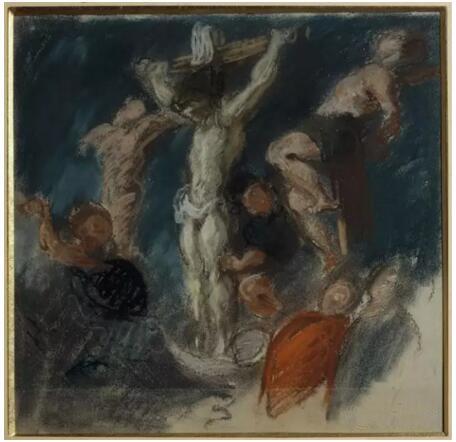 《矛击》(Le coup de lance),欧仁·德拉克罗瓦(Eugène Delacroix),1850,卢浮宫博物馆,巴黎
Photo (C) RMN-Grand Palais / Gérard Blot