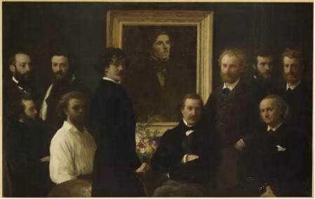 《致敬德拉克罗瓦》(Hommage à Delacroix),Ignace Henri Jean Théodore Fantin-Latour,奥赛博物馆,巴黎
Photo (C) Musée d'Orsay, Dist. RMN-Grand Palais / Patrice Schmidt
