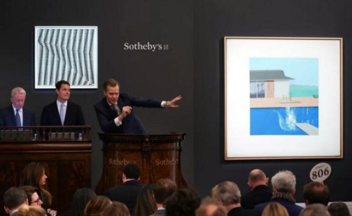 新年伊始_伦敦苏富比当代艺术晚拍“水花四溅”