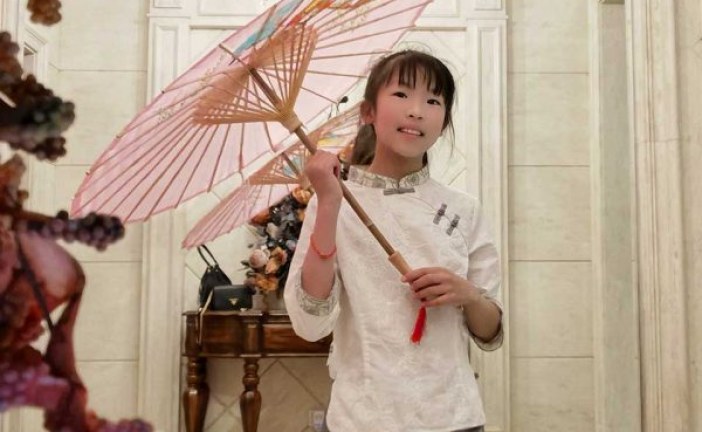 中国画_乡间春景_胡馨予_国际青少年美术家_少美联赛