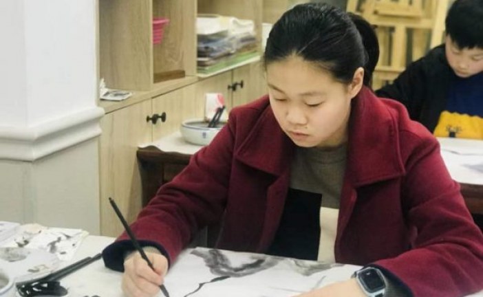 中国画_天坛_赵怡煊_国际青少年美术家_少美联赛