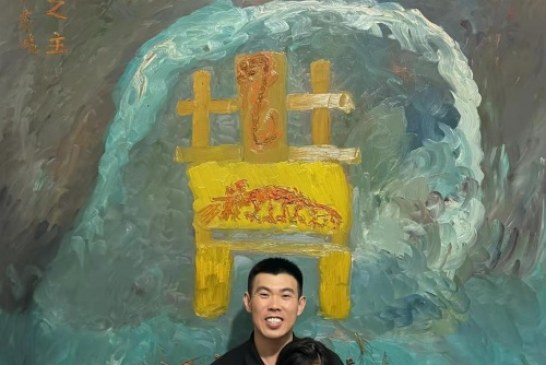 保利厦门秋拍_郑奎飞和10岁女儿单幅油画作品拍出一亿元