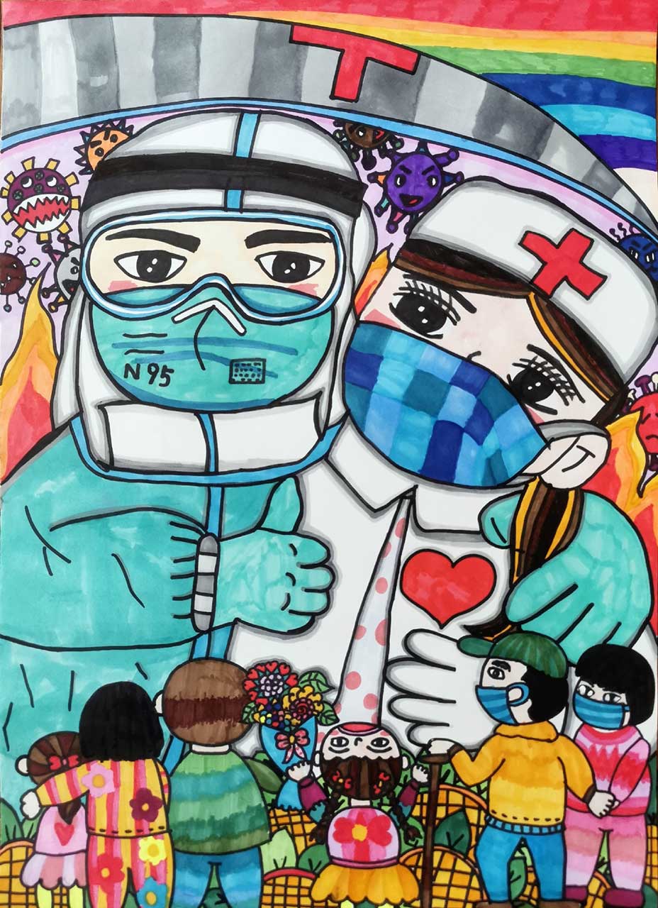 《爸爸妈妈你是我的骄傲》(插画)- 李芊羽_少美联赛