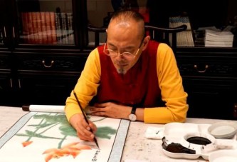 董希源近200幅国画作品赠送残奥健儿