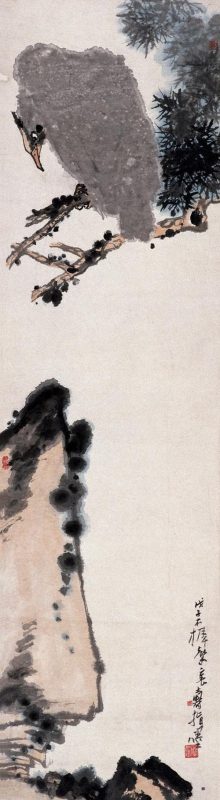 中国当代画鹰大师_朱祖国-ZhuZuGuo