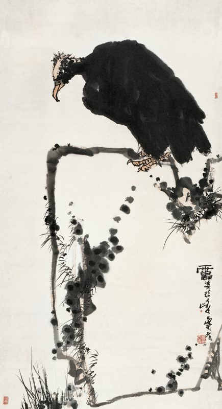 中国当代画鹰大师_朱祖国-ZhuZuGuo