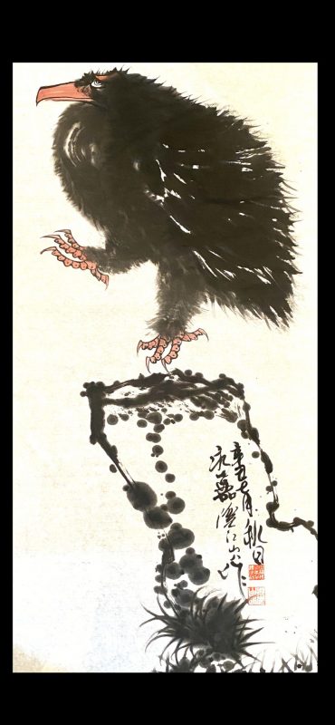 中国当代画鹰大师_朱祖国-ZhuZuGuo