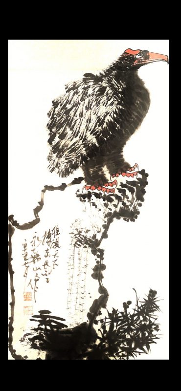 中国当代画鹰大师_朱祖国-ZhuZuGuo