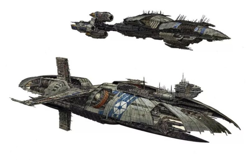 星球大战飞行器内部插画集_英国插画家_Hans Jenssen
