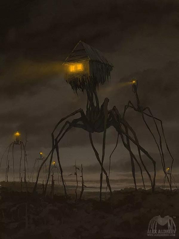 科幻插画艺术作品集_俄罗斯插画艺术设计师_Alex Andreyev 科幻插画艺术作品集_俄罗斯插画艺术设计师_Alex Andreyev
