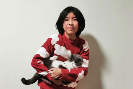 中国画《锦鸡牡丹图》汪品妤_国际青少年美术家_少美联赛