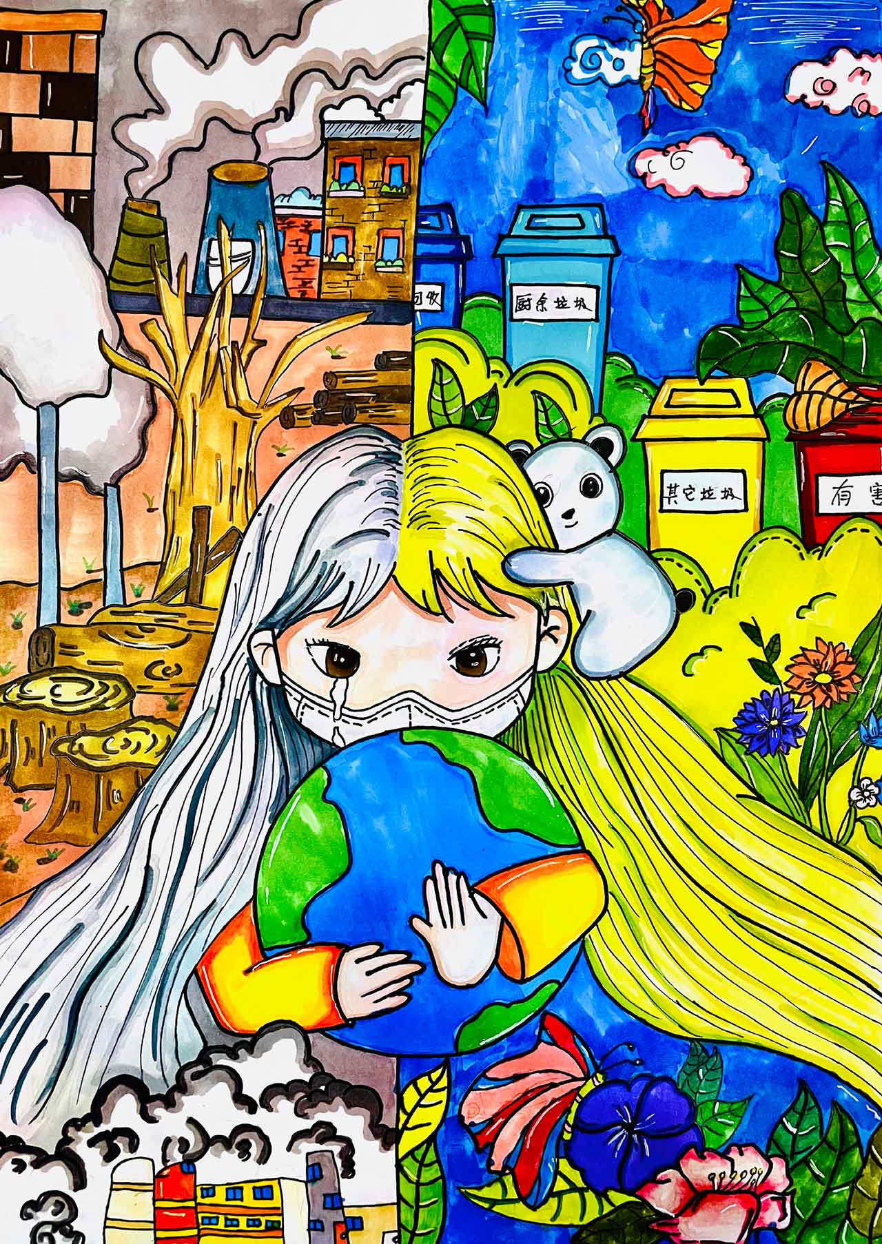 《拥抱地球，保护环境》王翌_少美联赛