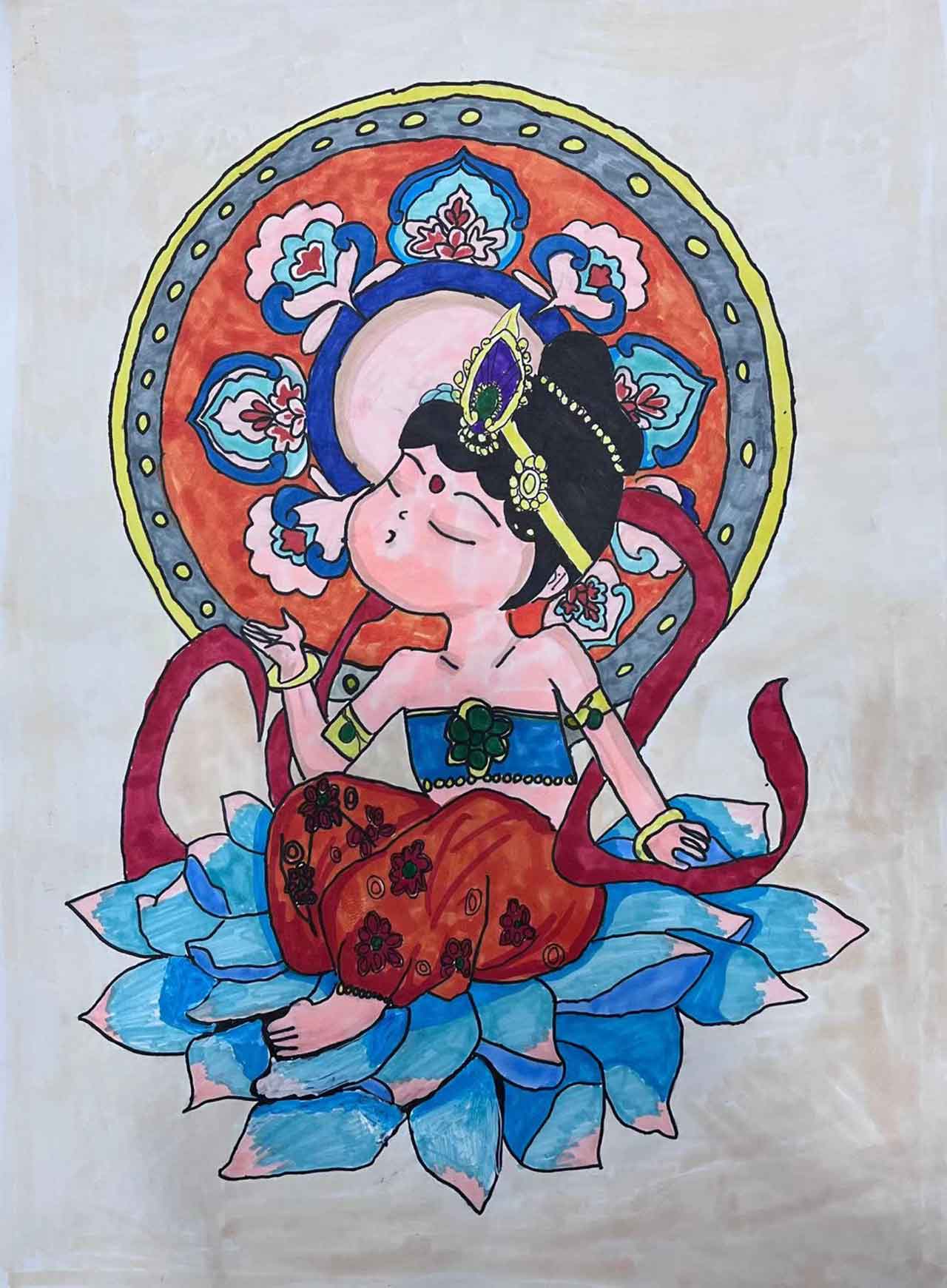 《敦煌飞天》曹墨_少美联赛