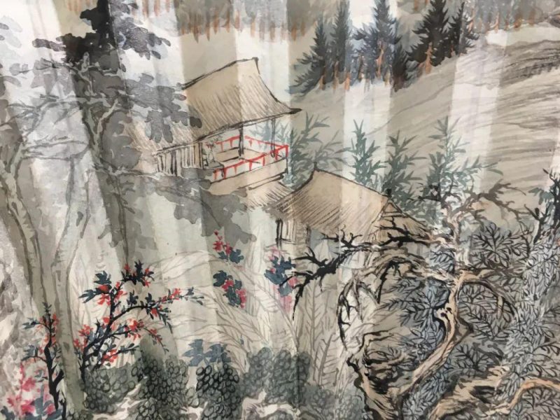 孙志飞家族珍藏张大千_仿王希孟千里江山图及书画成扇 孙志飞家族珍藏张大千_仿王希孟千里江山图及书画成扇