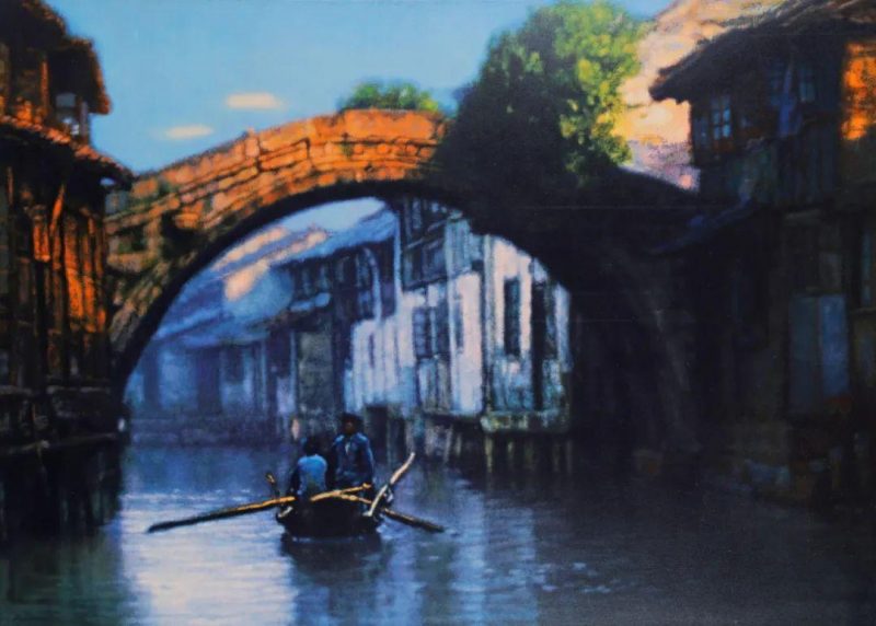 西去东归_陈逸飞_陈丹青版画_崇正2022迎春拍 西去东归_陈逸飞_陈丹青版画_崇正2022迎春拍