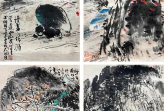 曾宓_四季山水_领衔_浙江长乐书画网拍即将开拍