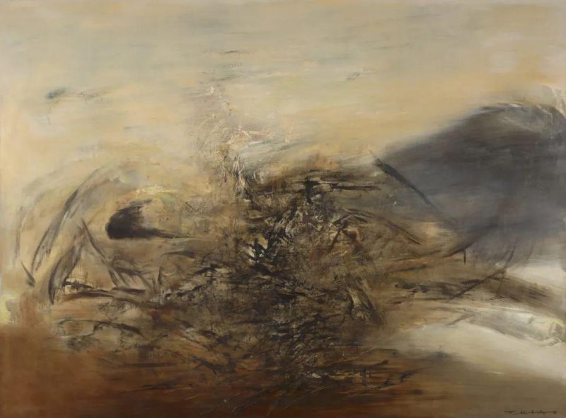 超越尘世的蓝调宇宙_赵无极_29.09.64._估价HK.2亿势破纪录 超越尘世的蓝调宇宙_赵无极_29.09.64._估价HK.2亿势破纪录