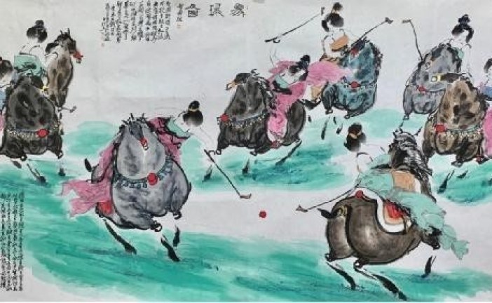 中藏艺盛_2022当代保真专场拍卖会_马球图