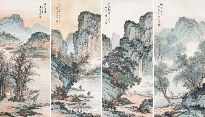 嘉德四季_万千繁华_条屏书画集萃