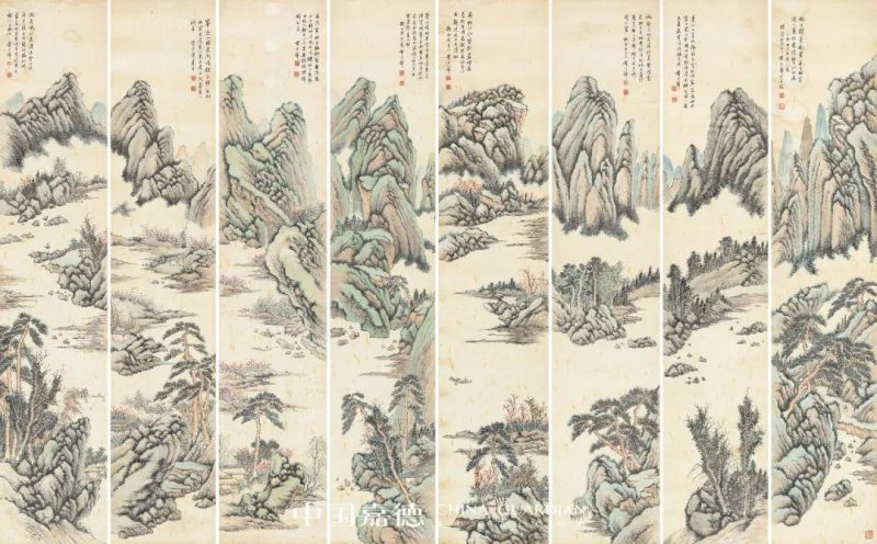 嘉德四季_万千繁华_条屏书画集萃