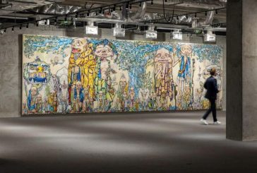 拍场上最大尺幅的村上隆作品_菩提树下六十九罗汉_亮相苏富比