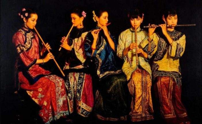 香港春拍_陈逸飞世纪巨作《夜宴》领衔邵逸夫爵士藏品